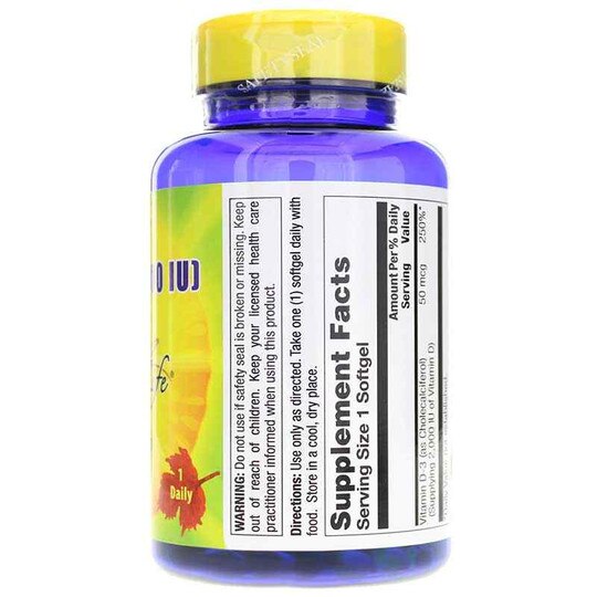 D-3 50 Mcg (2000 IU), NTL